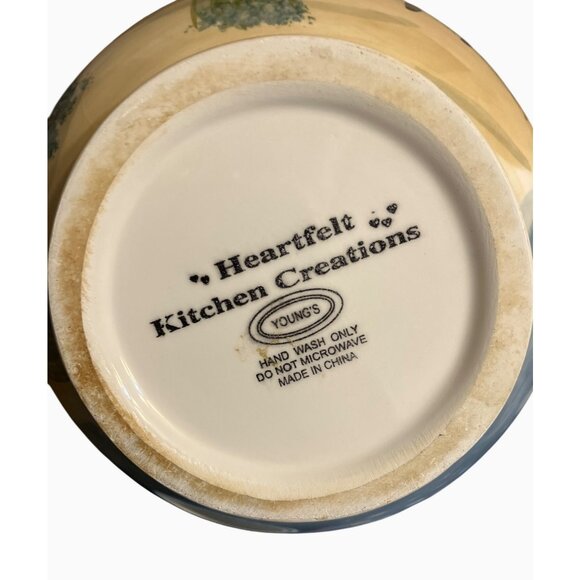 Youngs Heartfelt Kitchen Creations Teapot With Lid  Seaside Nautical Pattern - Picture 3 of 16